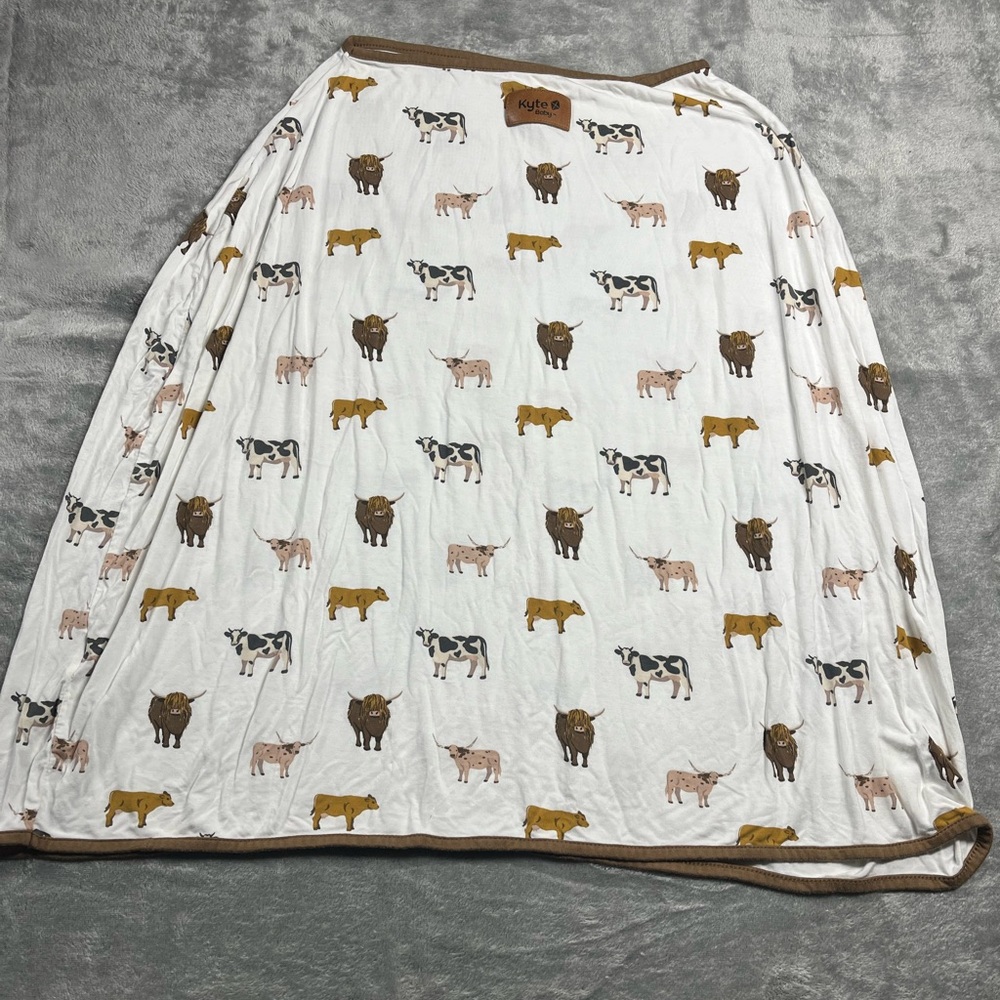 Cow Print Baby Car Seat Cover